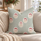 Cameo Claus Throw Pillow throw pillow - Hillcroft Home
