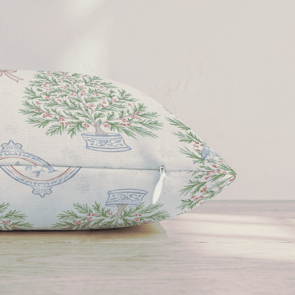 Cameo Topiary Throw Pillow throw pillow - Hillcroft Home