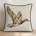 Camo Duck Throw Pillow - Hillcroft Home