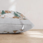 Camping In The Fall Throw Pillow - Hillcroft Home