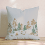 Camping In The Fall Throw Pillow - Hillcroft Home