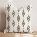 Candlelight Ikat Throw Pillow throw pillow - Hillcroft Home