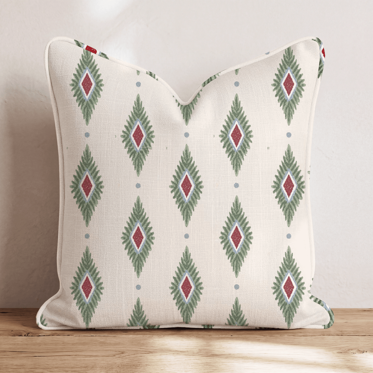 Candlelight Ikat Throw Pillow throw pillow - Hillcroft Home