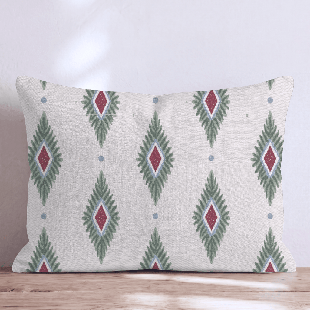 Candlelight Ikat Throw Pillow throw pillow - Hillcroft Home