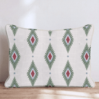 Candlelight Ikat Throw Pillow throw pillow - Hillcroft Home