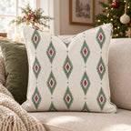 Candlelight Ikat Throw Pillow throw pillow - Hillcroft Home