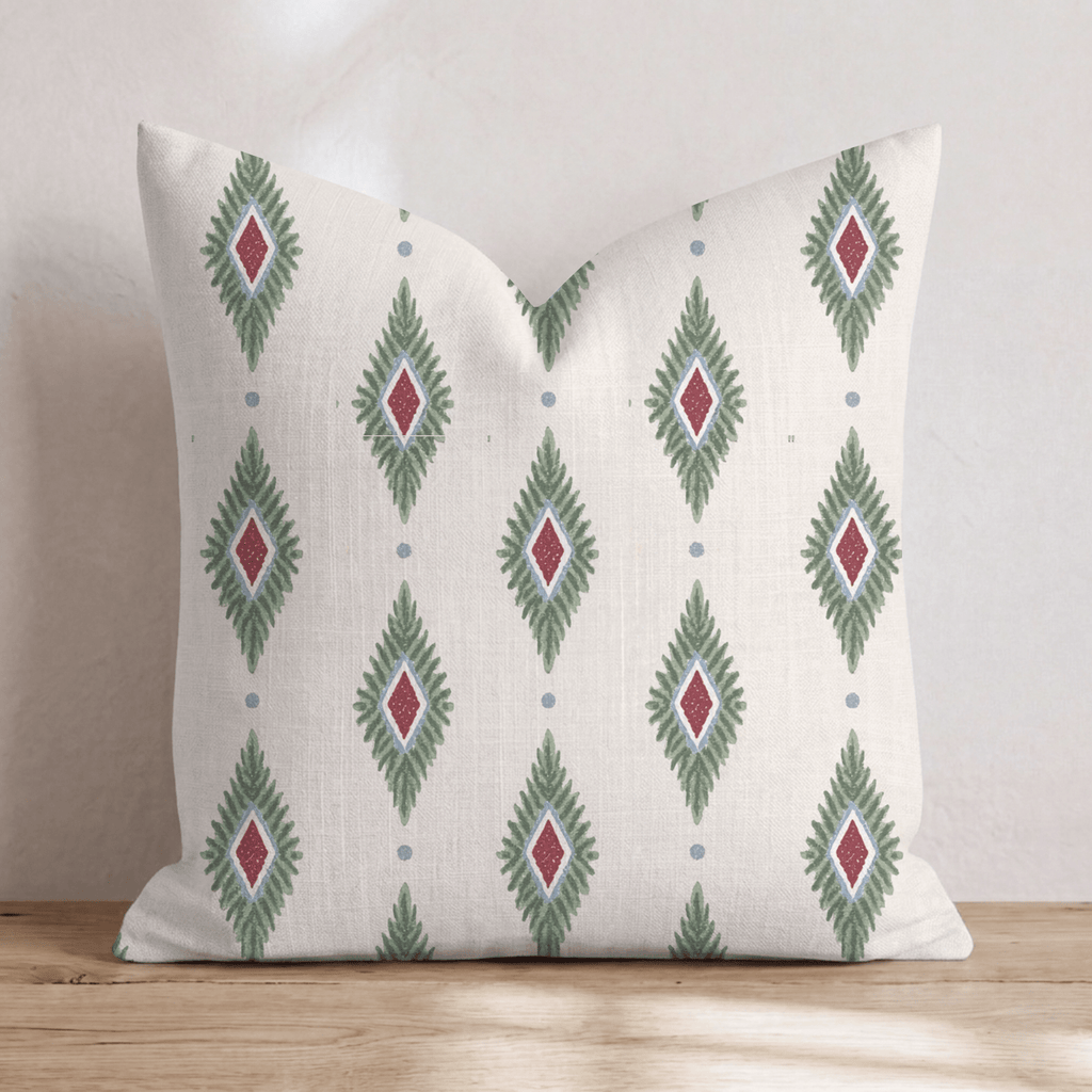 Candlelight Ikat Throw Pillow throw pillow - Hillcroft Home