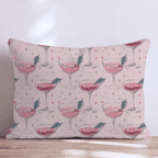 Candy Cane Cosmo Throw Pillow throw pillow - Hillcroft Home