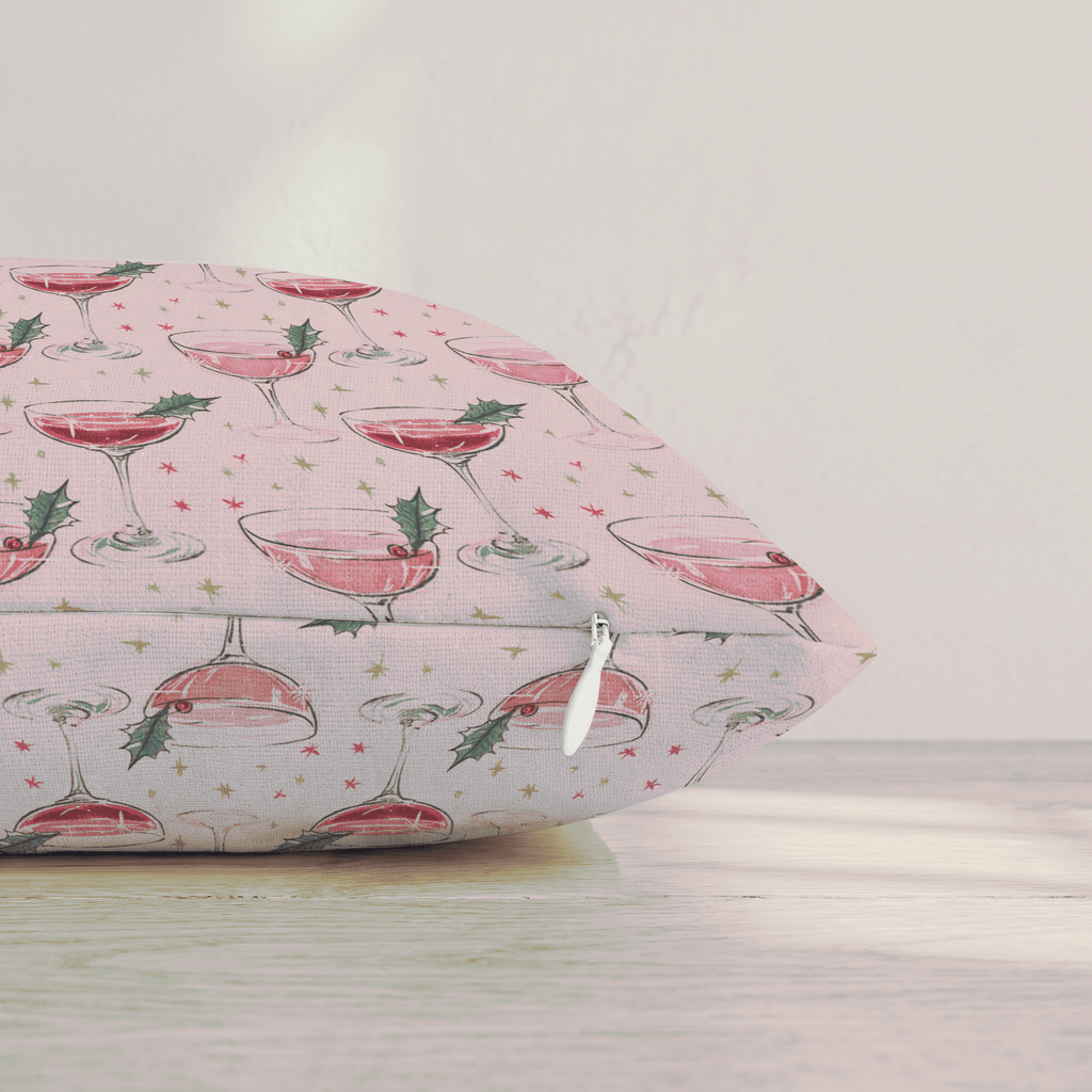 Candy Cane Cosmo Throw Pillow throw pillow - Hillcroft Home