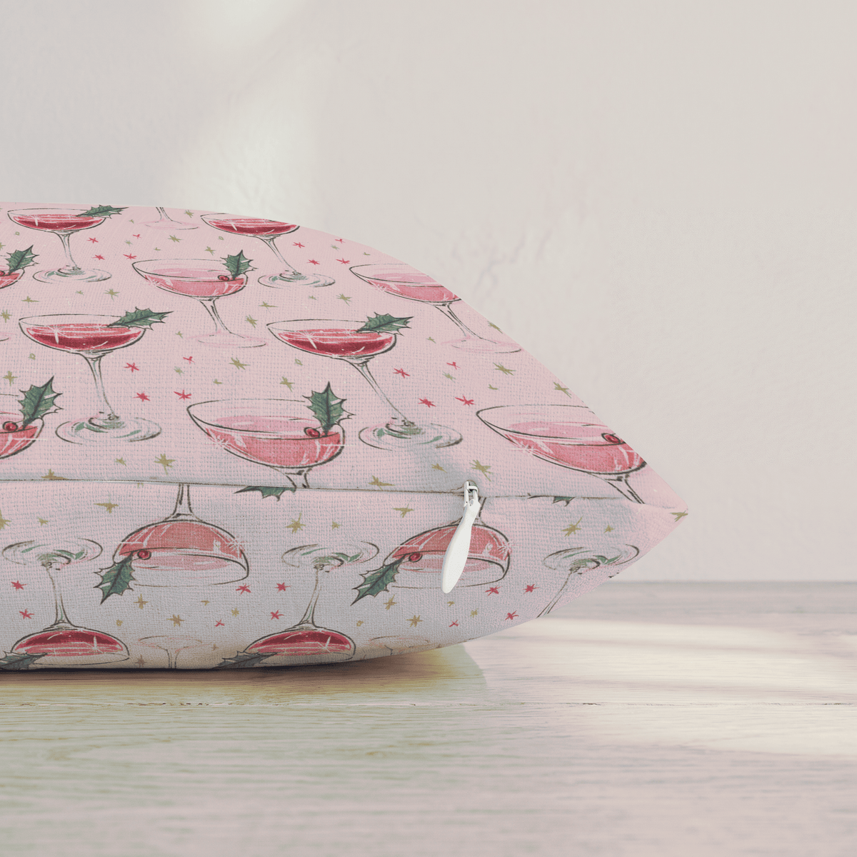 Candy Cane Cosmo Throw Pillow throw pillow - Hillcroft Home