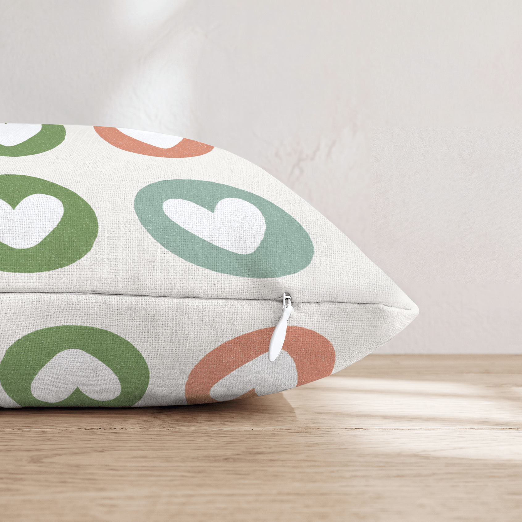 Candy Hearts Throw Pillow - Hillcroft Home