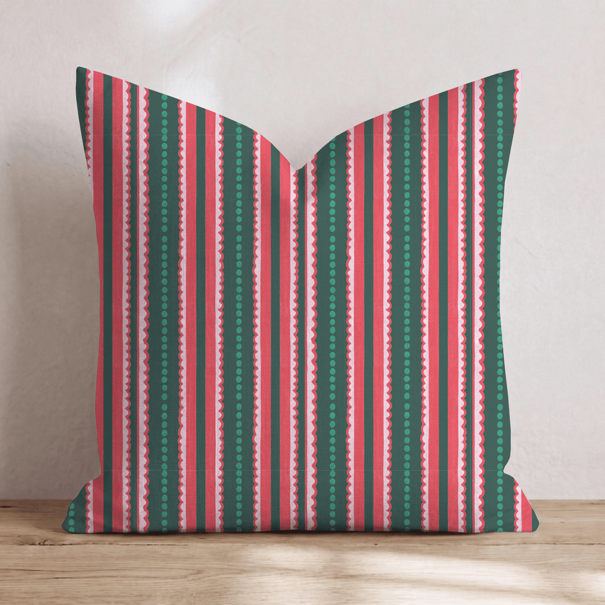 Candy Shop Stripe Throw Pillow throw pillow - Hillcroft Home