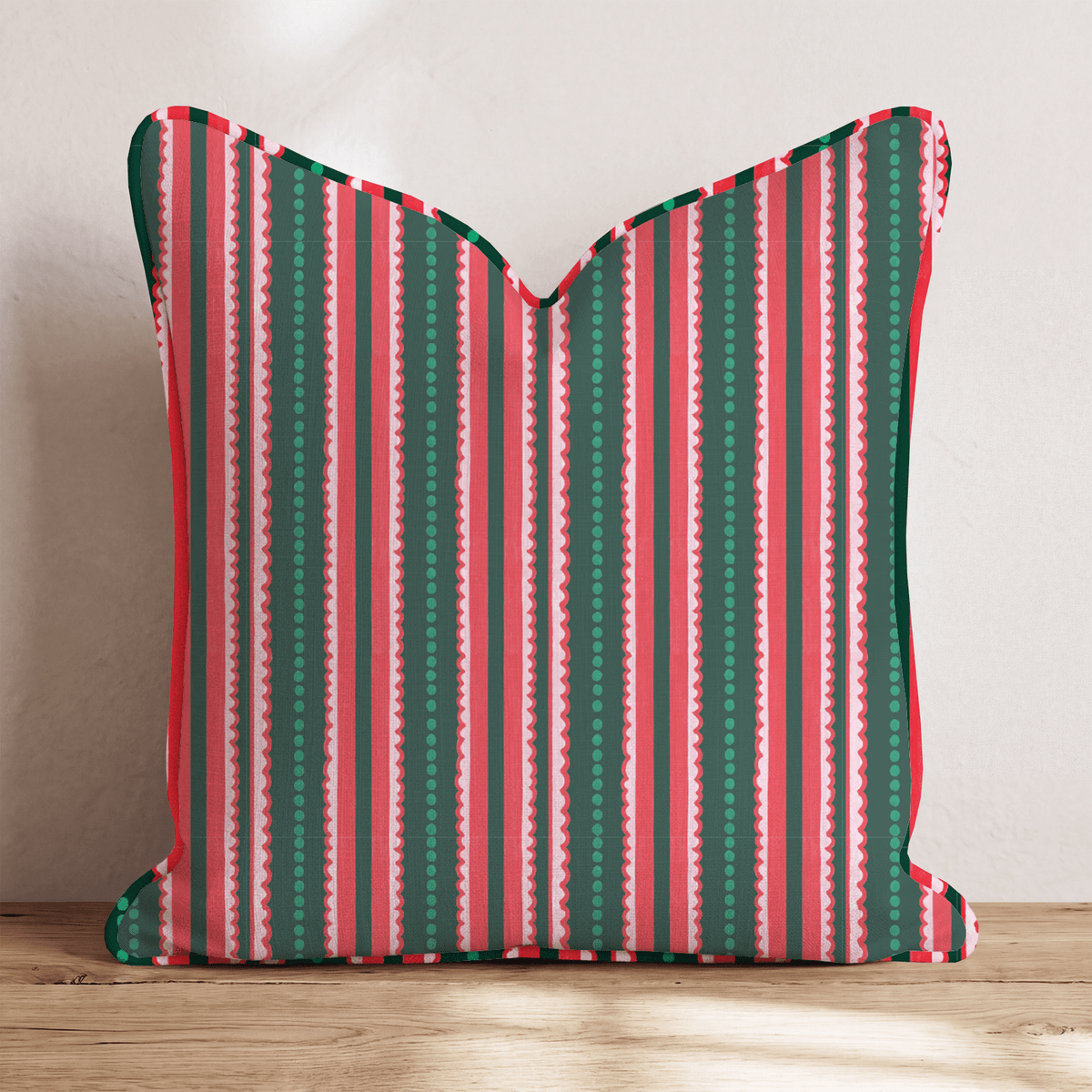 Candy Shop Stripe Throw Pillow throw pillow - Hillcroft Home