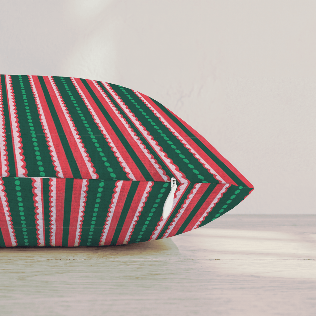 Candy Shop Stripe Throw Pillow throw pillow - Hillcroft Home