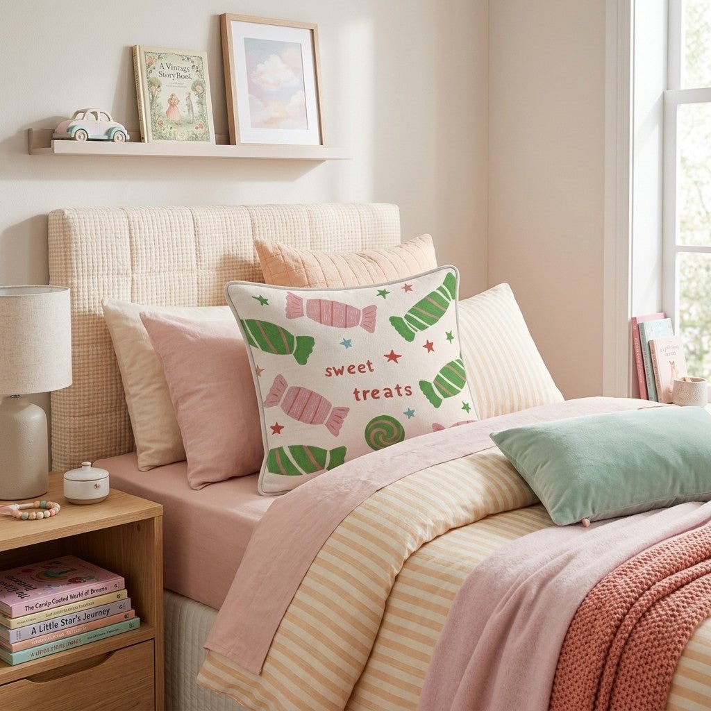 Candy Throw Pillow - Hillcroft Home