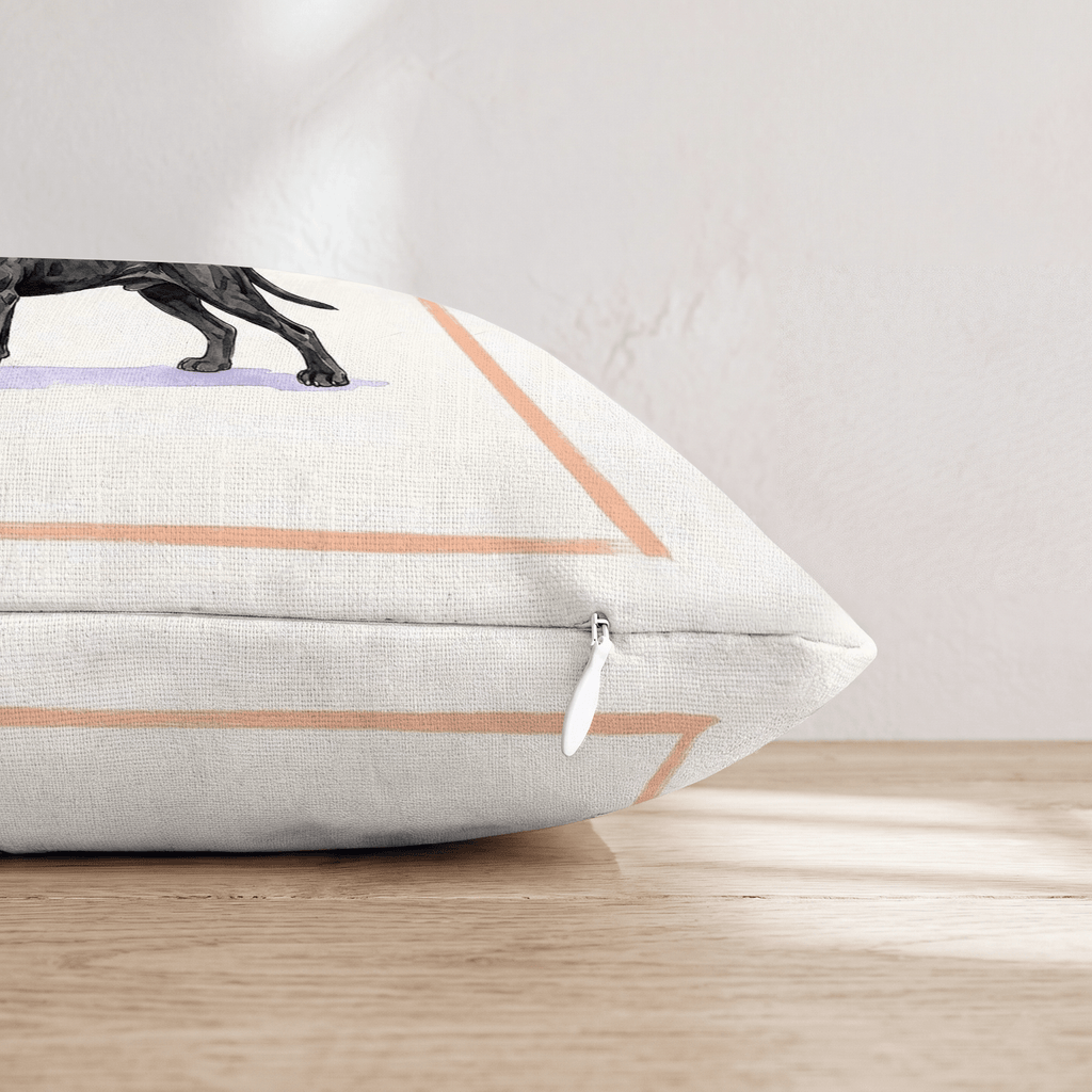 Cane Corso Coffee Throw Pillow - Hillcroft Home