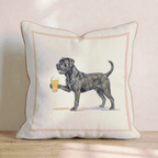 Cane Corso Lager Throw Pillow - Hillcroft Home