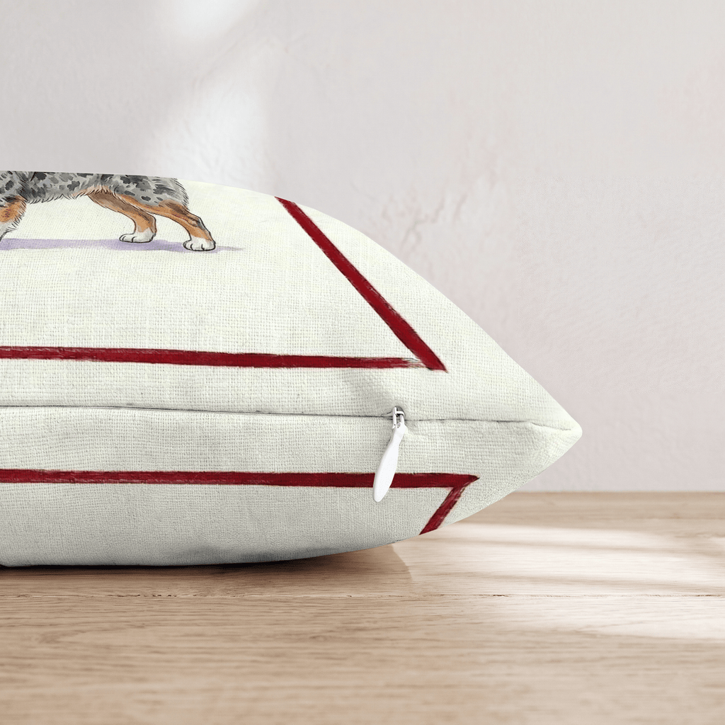 Canine Ale Australian Shepherd Throw Pillow - Hillcroft Home