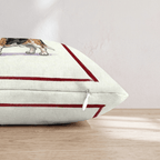Canine Ale Basset Hound Throw Pillow - Hillcroft Home