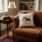 Canine Ale Beagle Throw Pillow - Hillcroft Home