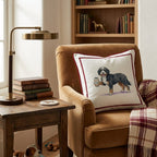 Canine Ale Bernedoodle Throw Pillow - Hillcroft Home