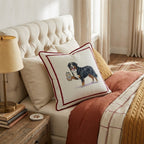 Canine Ale Bernese Mountain Dog Throw Pillow - Hillcroft Home