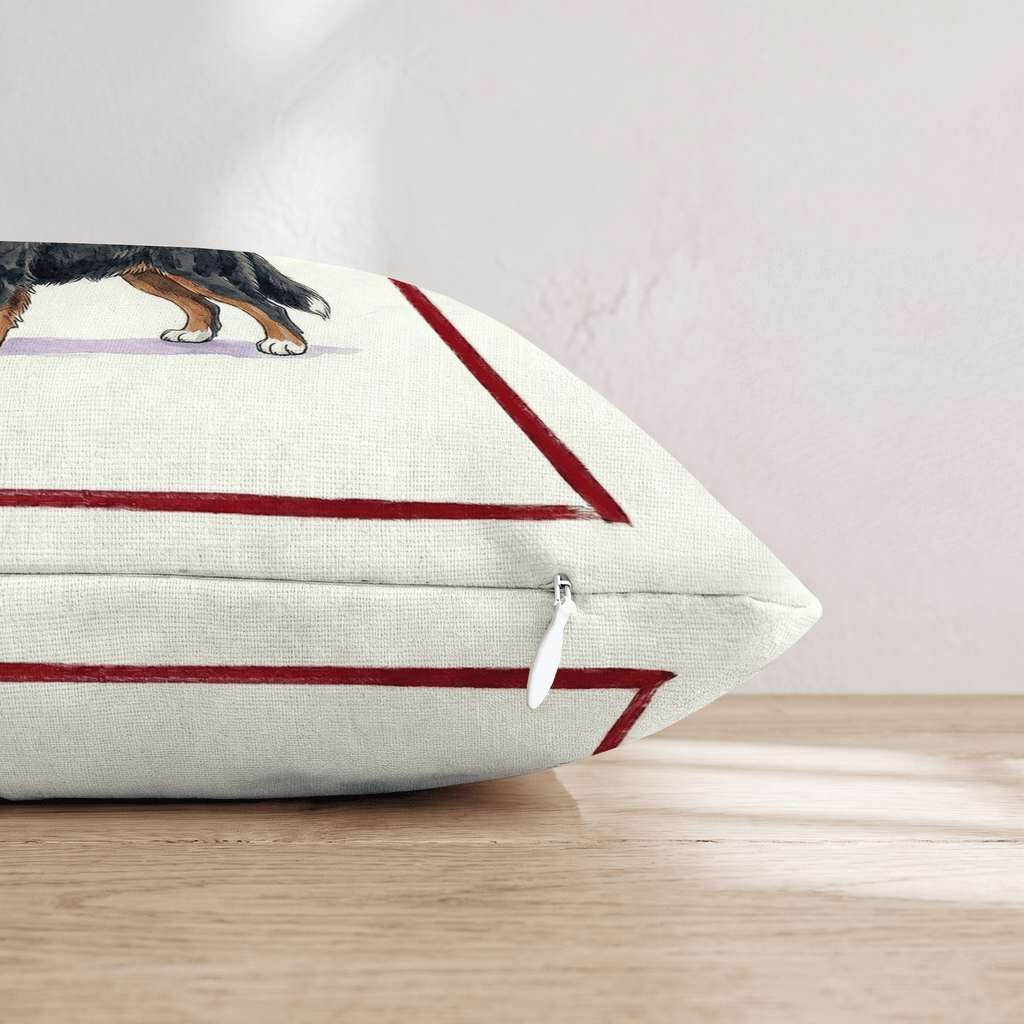 Canine Ale Bernese Mountain Dog Throw Pillow - Hillcroft Home