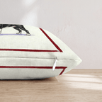 Canine Ale Boston Terrier Throw Pillow - Hillcroft Home