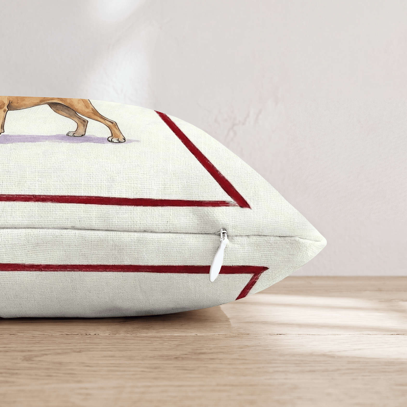 Canine Ale Boxer Throw Pillow - Hillcroft Home