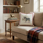 Canine Ale Bulldog Throw Pillow - Hillcroft Home