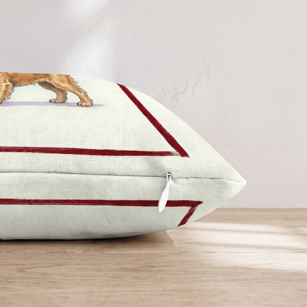 Canine Ale Cocker Spaniel Throw Pillow - Hillcroft Home