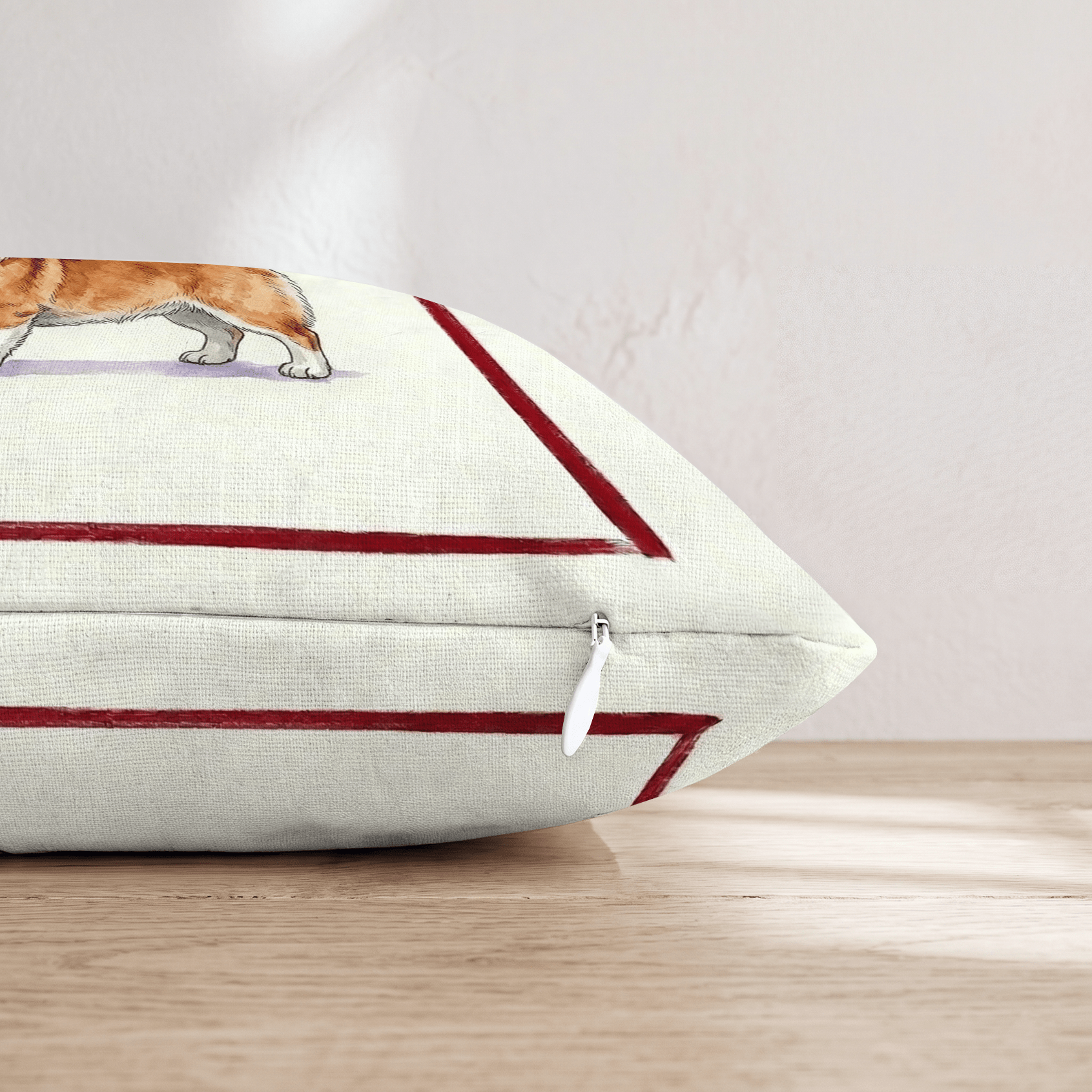 Canine Ale Corgi Throw Pillow - Hillcroft Home