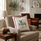 Canine Ale Dalmation Throw Pillow - Hillcroft Home
