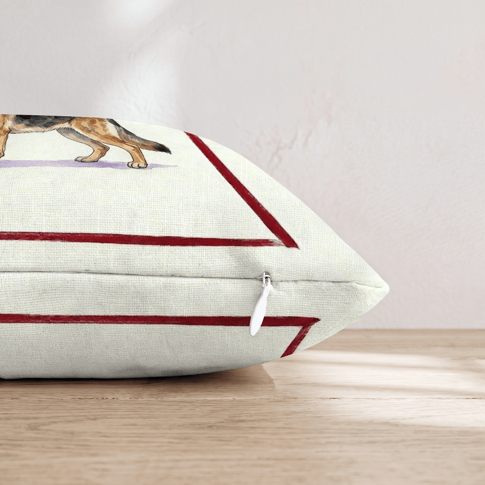 Canine Ale German Shepherd Throw Pillow - Hillcroft Home