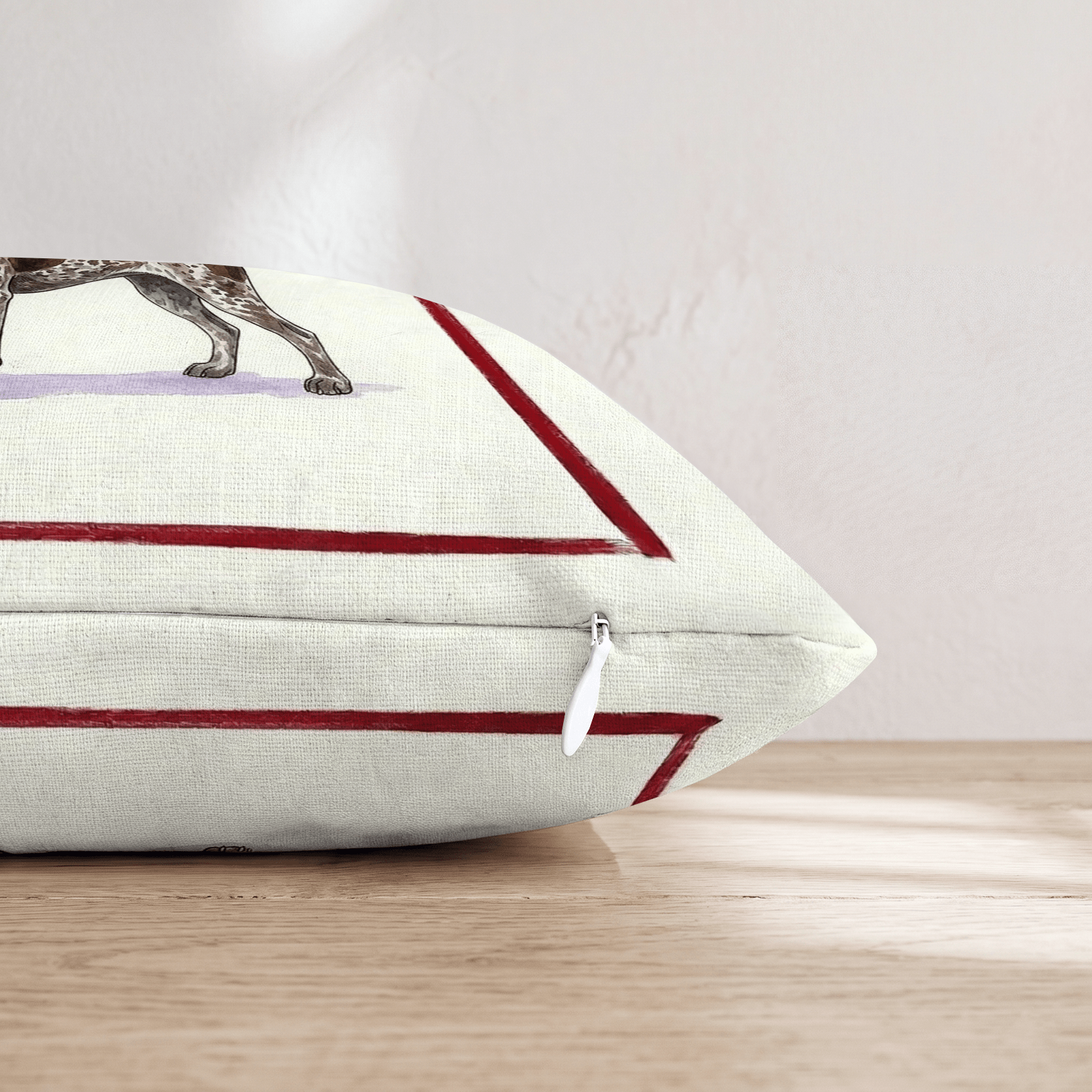Canine Ale German Shorthaired Pointer Throw Pillow - Hillcroft Home