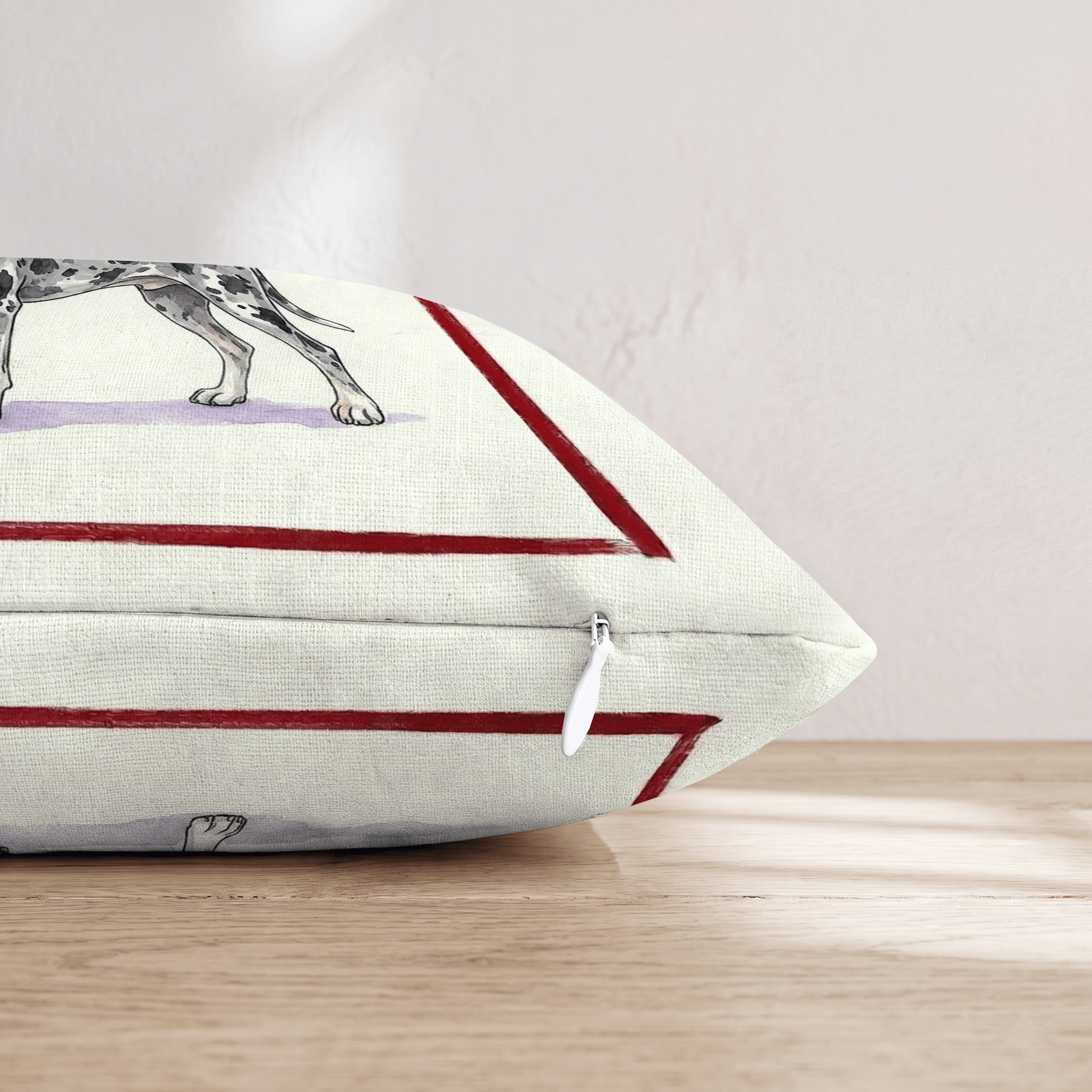 Canine Ale Great Dane Throw Pillow - Hillcroft Home