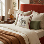 Canine Ale Greyhound Throw Pillow - Hillcroft Home