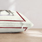 Canine Ale Greyhound Throw Pillow - Hillcroft Home