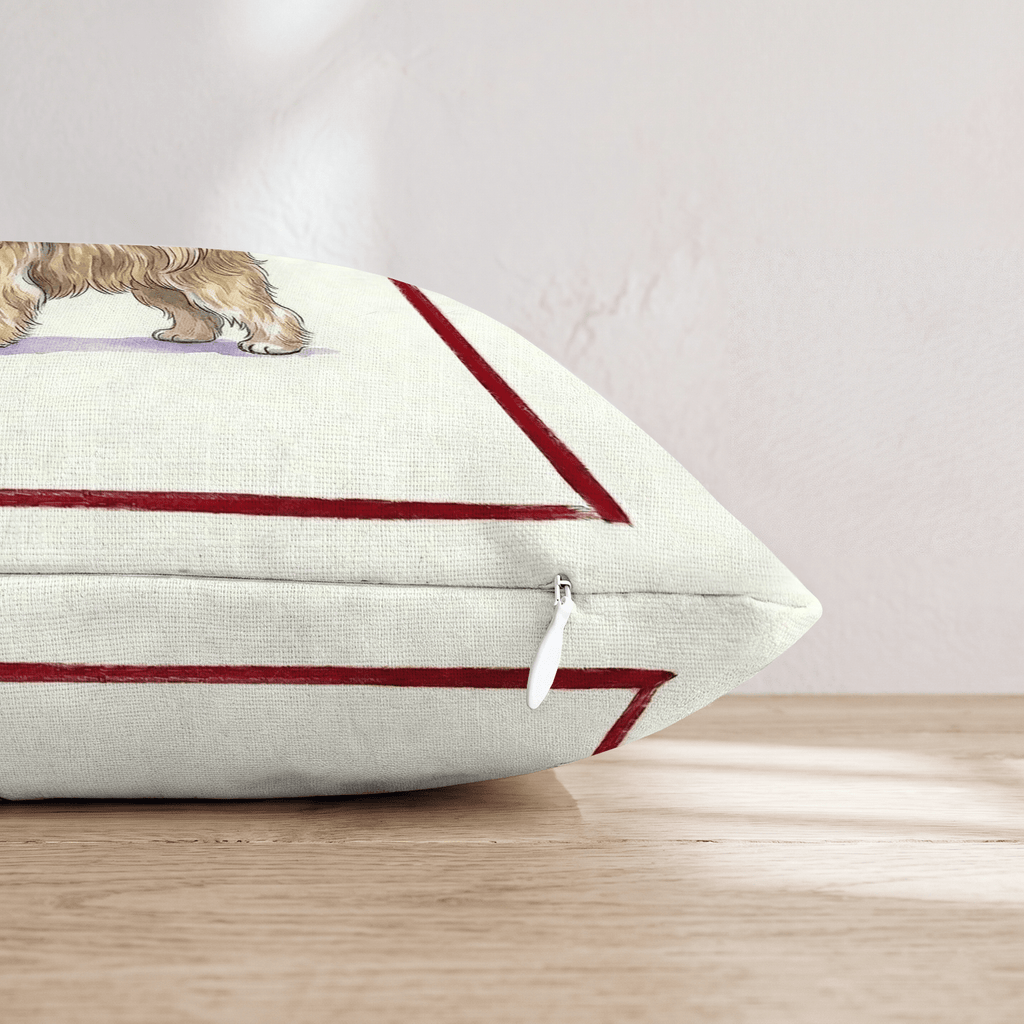 Canine Ale Havenese Throw Pillow - Hillcroft Home