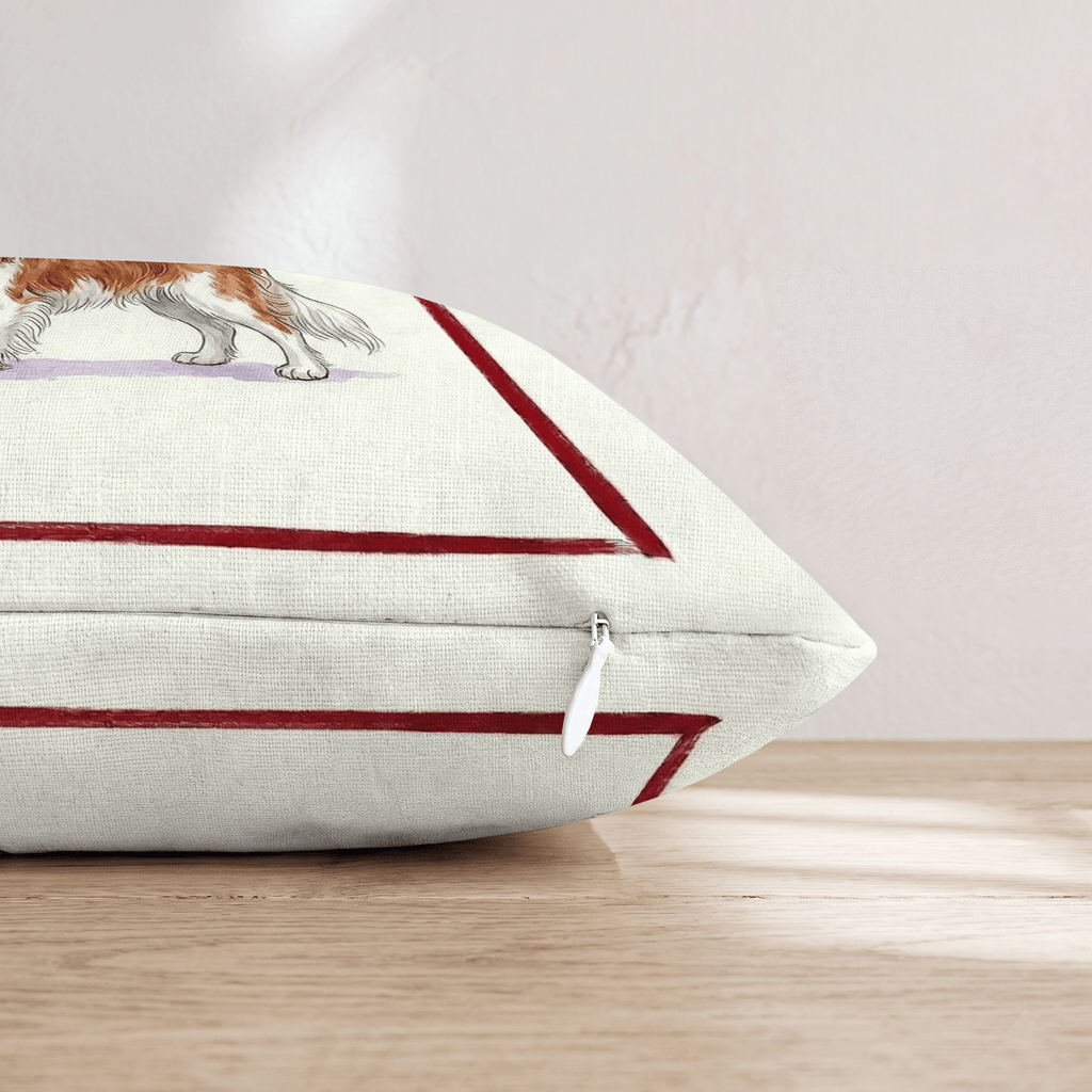 Canine Ale King Charles Throw Pillow - Hillcroft Home