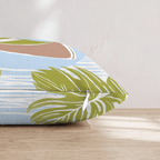 Canoe in the Tropics Throw Pillow - Hillcroft Home