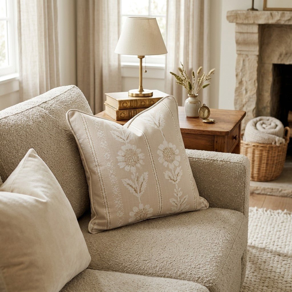 Canyon Blooms Throw Pillow - Hillcroft Home