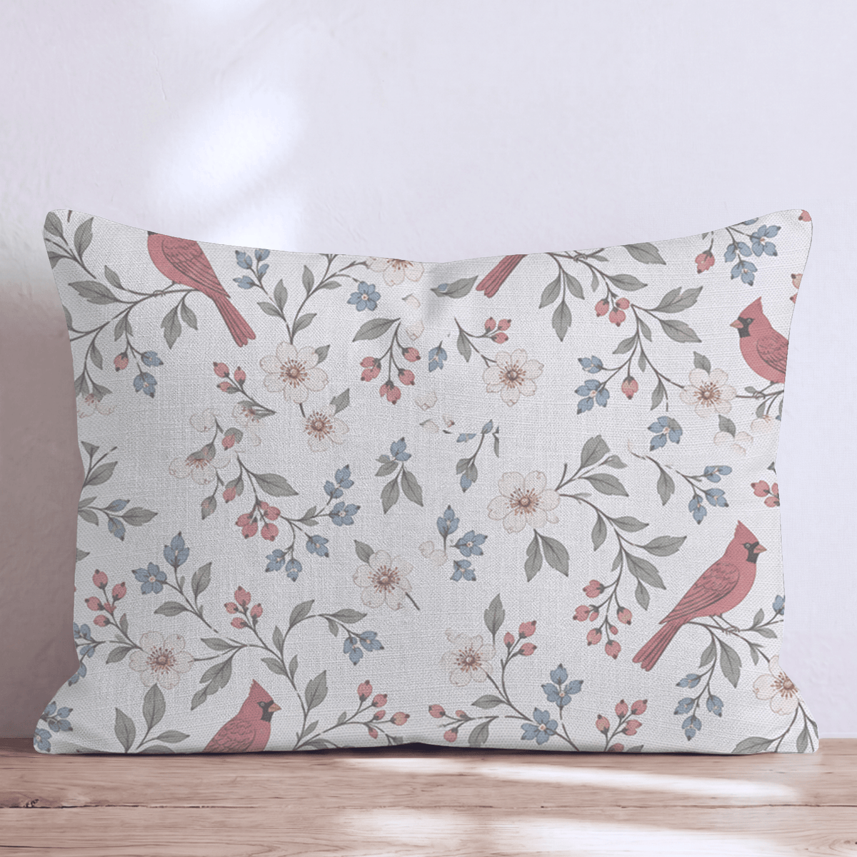 Cardinal Grove Throw Pillow throw pillow - Hillcroft Home