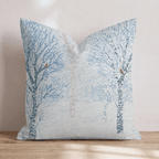 Cardinal in the Blizzard Throw Pillow - Hillcroft Home