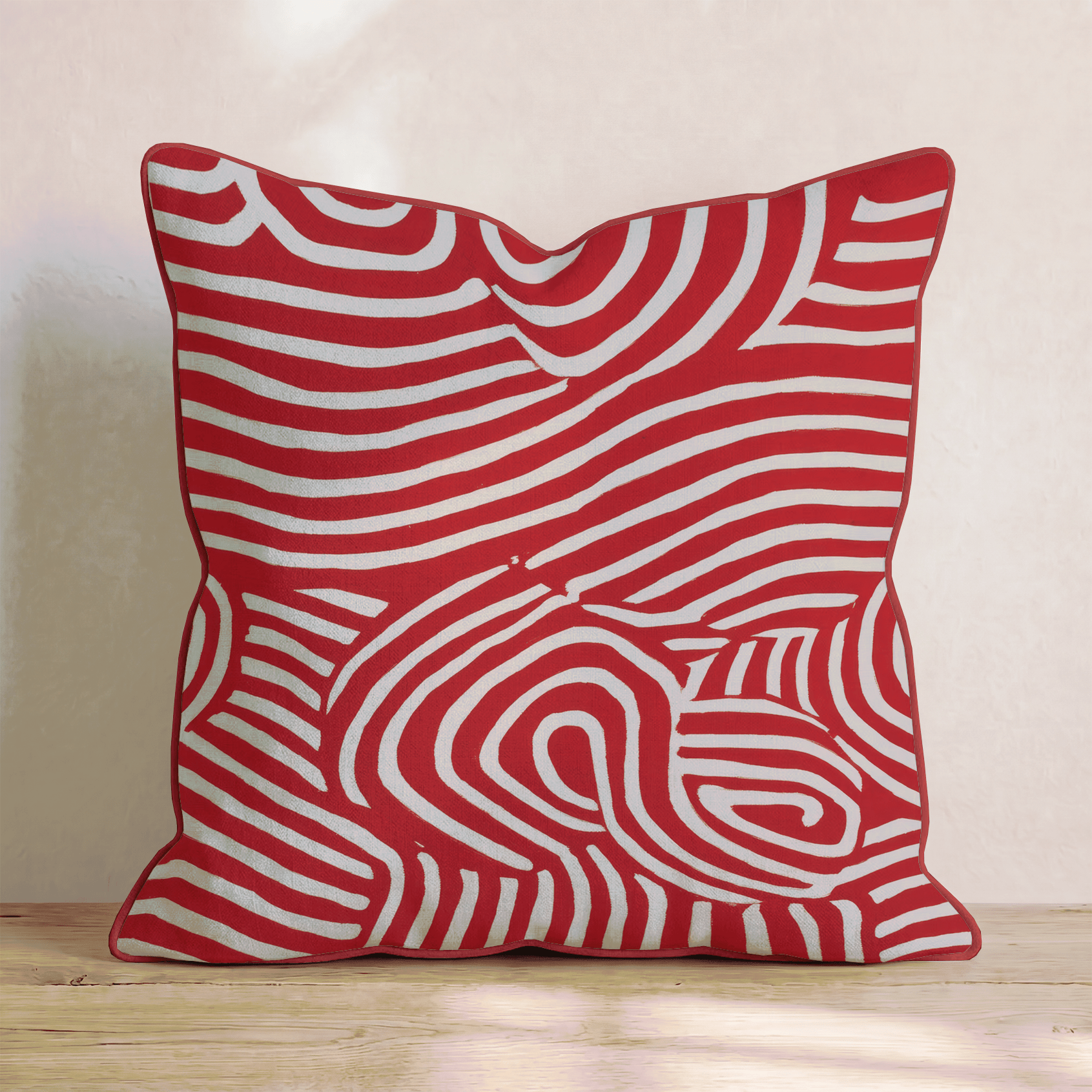 Cardinal Ray Throw Pillow - Hillcroft Home