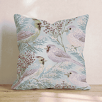 Cardinal Snowy Branch Throw Pillow - Hillcroft Home