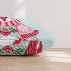 Cardinal Sweater Fox Throw Pillow - Hillcroft Home