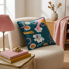 Cards on the Table Throw Pillow - Hillcroft Home