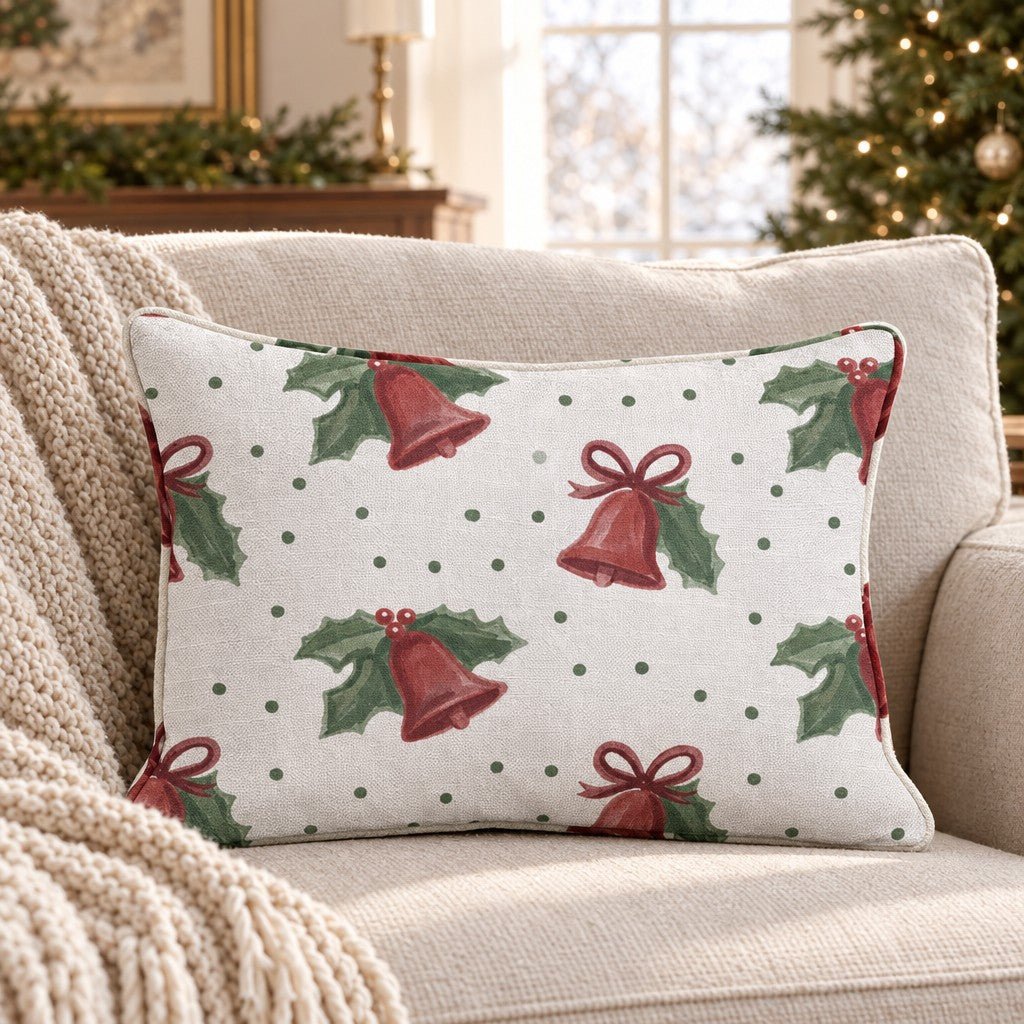 Carol Bells Throw Pillow throw pillow - Hillcroft Home