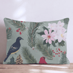 Caroling Birds Throw Pillow - Hillcroft Home